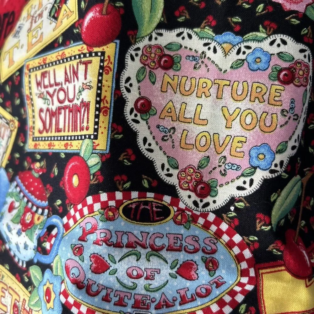 Vintage Mary Engelbreit Home Sweet Home Promotion Fabric 2002 Cranston 44